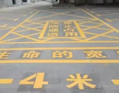湖里仓库划线